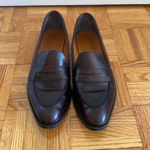 Everlane Leather Oxblood Loafers